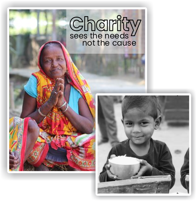 We rise by lifting others.